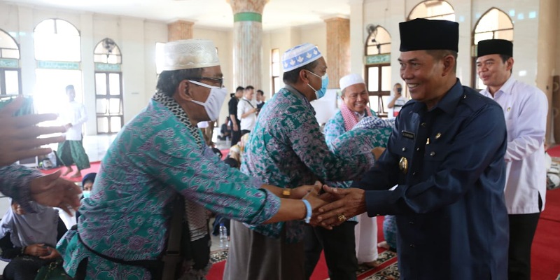 Jemaah haji kloter terakhir tiba di Kota Serang/HEN