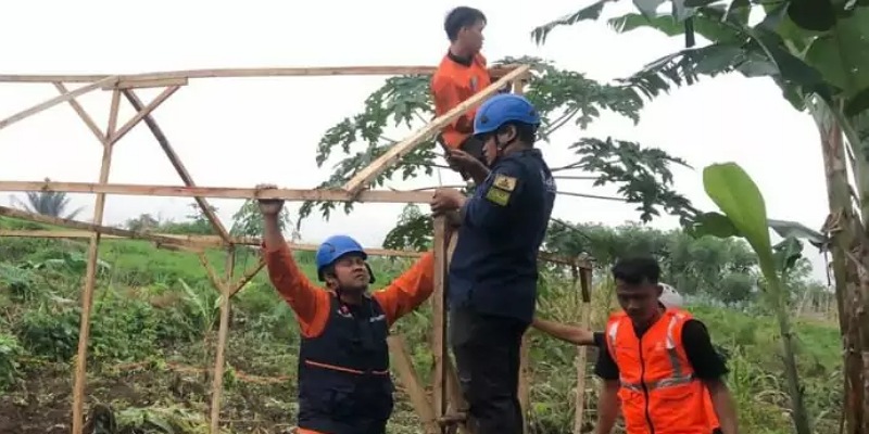 Hunian darurat didirikan MDMC guna bantu korban terdampak gempa bumi di Cianjur/Repro