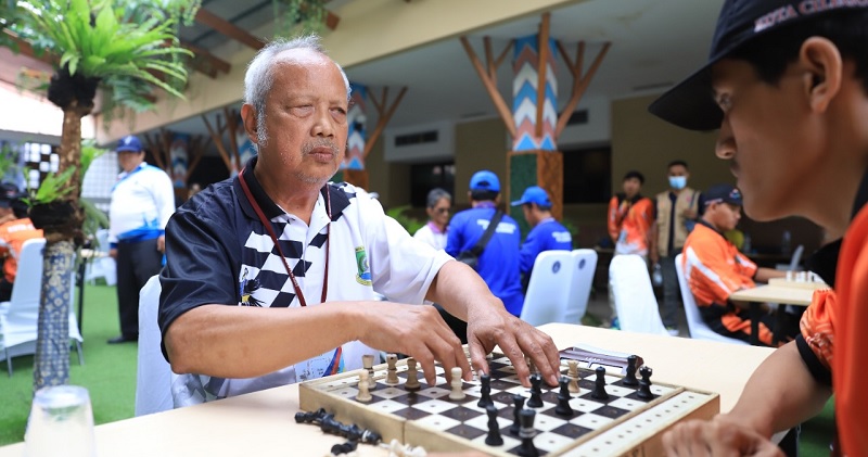 Hari pertama Pekan Paralympic Provinsi (Peparprov) Banten IV  mempertandingkan Cabor Catur/Repro