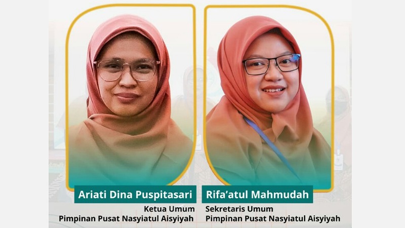 Ketum dan Sekum PP Nasyiatul Aisyiyah periode 2022-2026/Repro