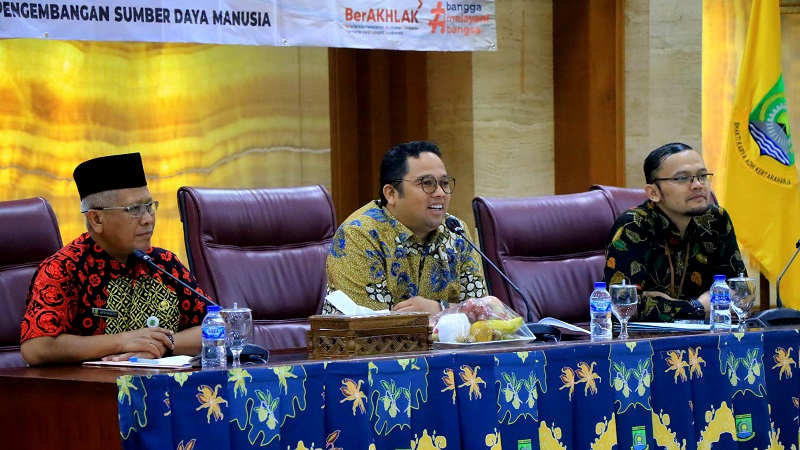 Walikota Tangerang Arief Wismansyah saat membuka sosialisasi Peraturan Perundang-undangan Nomor 20 Tahun 2023 tentang ASN. (Foto: Dok Pemkot)