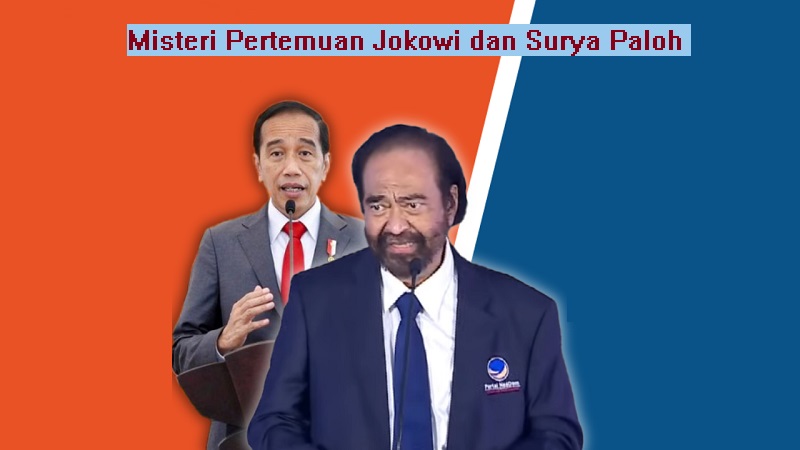 Presiden Jokowi dan Ketum Nasdem Surya Paloh. -