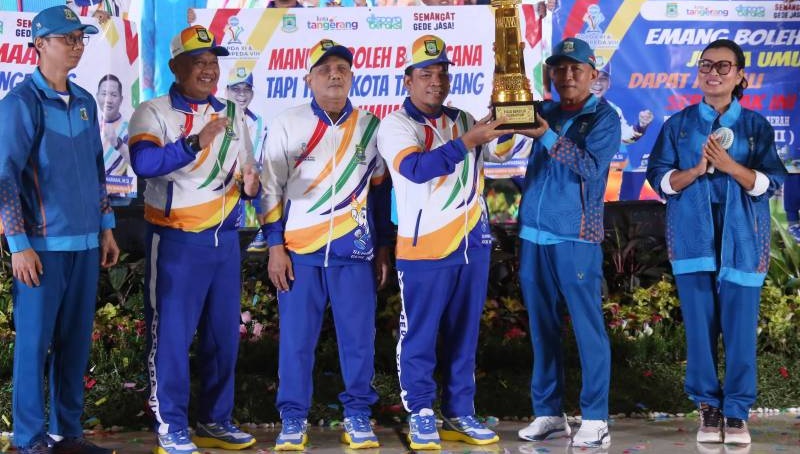 Kota Tangeran raih Juara Umum dalam Perhelatan Pekan Paralimpik Pelajar Daerah (PEPARPEDA) VIII Banten 2024 . (Foto: Repro_